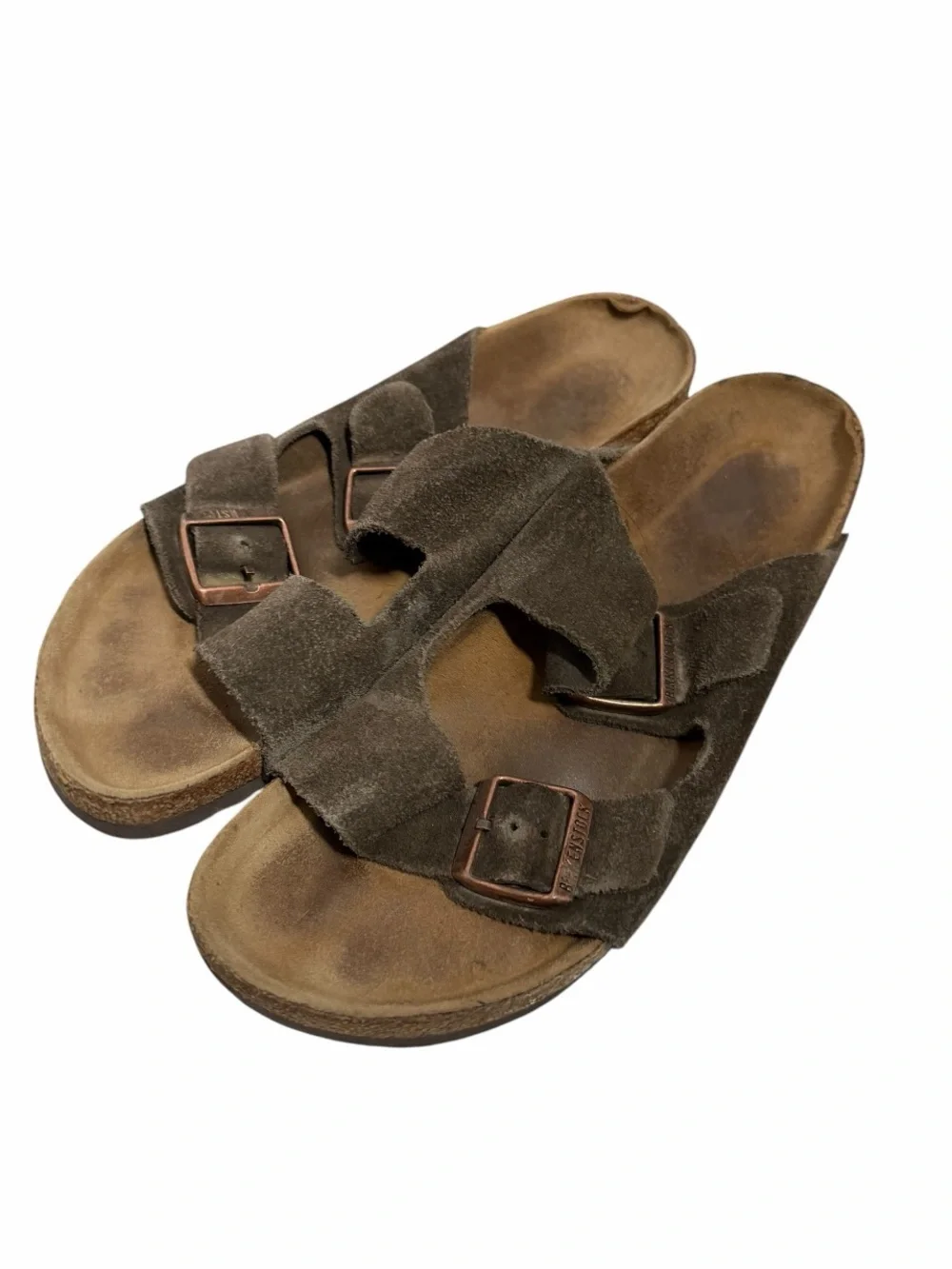 Birkenstock Arizona Brown Suede Sandals
